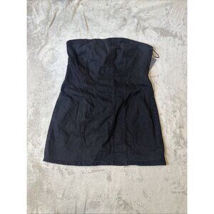Universal Thread Denim Corset Tube Top Women’s Size Medium Strapless Bustier 12
